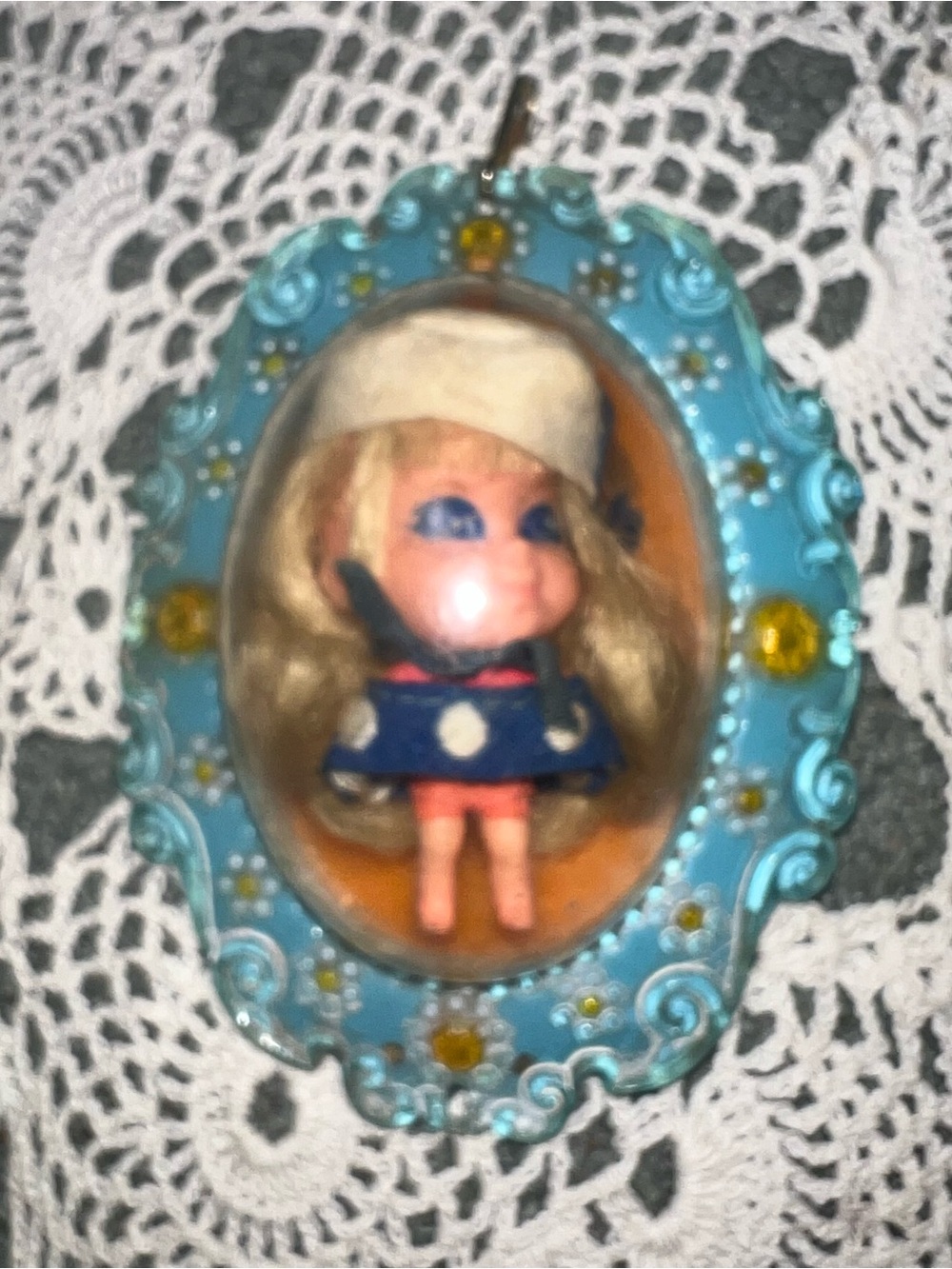 Vintage 1966 Liddle Kiddles Lucky Locket Lorelei Sailor Doll